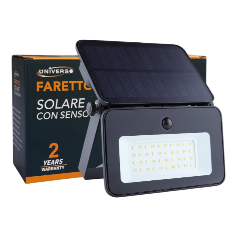 Applique LED solare da esterno con sensore di movimento