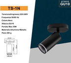 Applicata da Muro con Portalampada GU10 UNIVERSO TS-1N - immagine 7