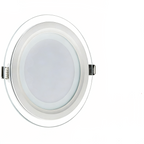 Pannello Faretto LED Rotondo in Vetro 12W Alta Luminosità - immagine 2