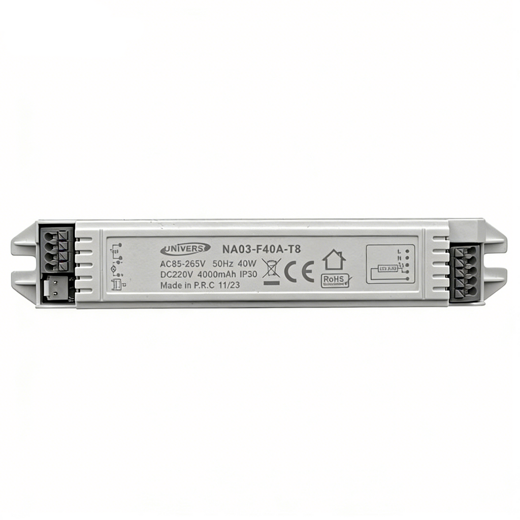 Kit Emergenza UNIVERSO NA03-F40A-T8 per LED 3W-40W | Autonomia 300 Min