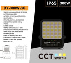 Proiettore LED Solare UNIVERSO RY-300W-3C - 3300 Lumen IP65 - immagine 3