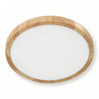 Plafoniera Ultra Slim Rotonda Effetto Legno - LV-400-L3C - immagine 4