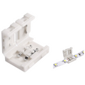 Giunto Connettore per Strip LED Monocolore 2 Pin 10mm | Spinotto 12V/24V SMD | Confezione 5 Pezzi