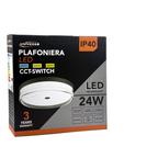 Plafoniera Circolare SMD LED UNIVERSO BL300-N3C 24W - Switch - immagine 4