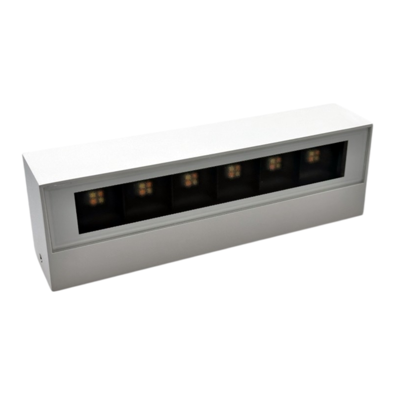 Lampada Applique LED da Muro Universo 176-B3C 14W – Wall Light IP65, Colore Luce Selezionabile CCT 3in1