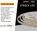 Strip Striscia LED Monocolore 5 Metri SMD 2835 240 LED/m IP20 90W 8100 Lumen