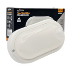 Plafoniera LED Ovale con Sensore UNIVERSO SEN-RD-9F 9W