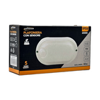 Plafoniera LED Ovale con Sensore UNIVERSO SEN-RD-9F 9W - immagine 4