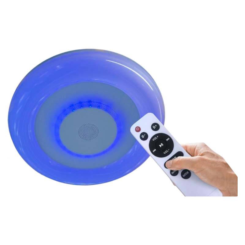 Plafoniera LED Circolare 72W RGB 3in1 | Effetto Cielo Stellato Bluetooth con Altoparlante e Telecomando