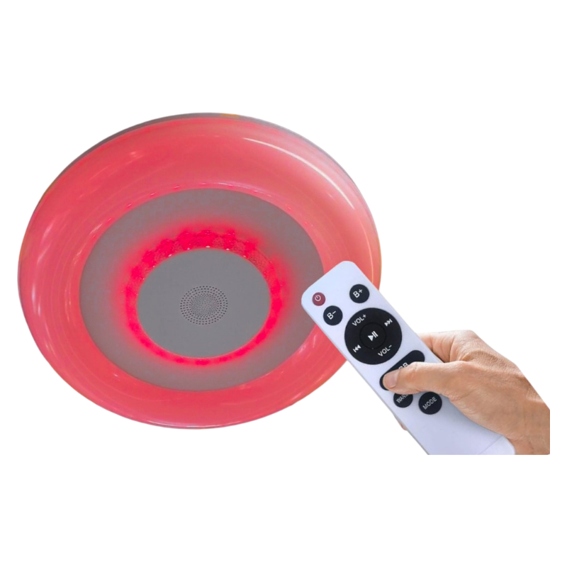 Plafoniera LED Circolare 72W RGB 3in1 | Effetto Cielo Stellato Bluetooth con Altoparlante e Telecomando