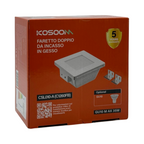 Portafaretto Quadrato da Incasso in Gesso KOSOOM C1245FB - immagine 5