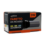 Faretto LED Rotondo da Incasso UNIVERSO R20-N3C 3W - CCT - immagine 6
