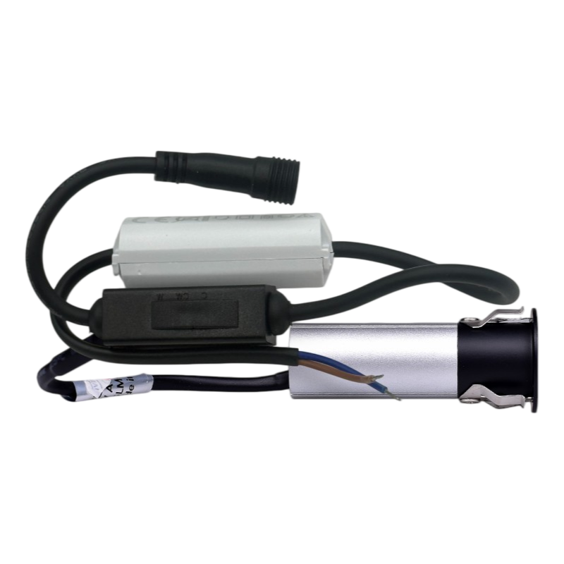 Faretto LED Rotondo da Incasso UNIVERSO R20-N3C 3W | CCT Selezionabile Nero/Argento