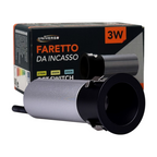 Faretto LED Rotondo da Incasso UNIVERSO R20-N3C 3W - CCT