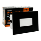 Segnapasso LED Rettangolare in Vetro UNIVERSO ES37-N3C 4W