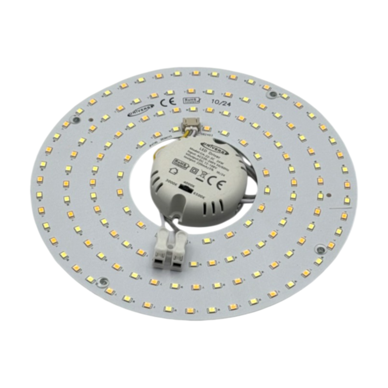 Plafoniera Circolare LED Magnetica T9 CCT 3in1 24W Ø19cm | Attacco G10q 3000K-4000K-6500K