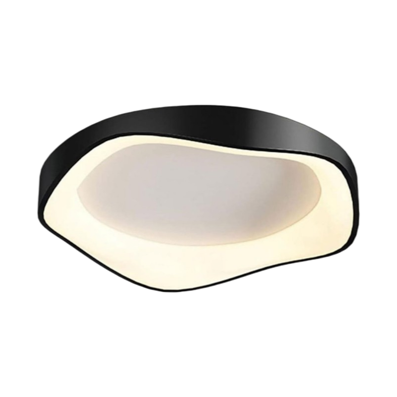 Plafoniera LED Design Onda Nera 38W | CCT 3in1 3000K-4000K-6500K