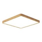 Plafoniera Ultra Slim Quadrata Legno UNIVERSO PQ-450-L3C 45W - immagine 3