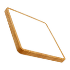 Plafoniera Ultra Slim Quadrata Legno UNIVERSO PQ-450-L3C 45W - immagine 4