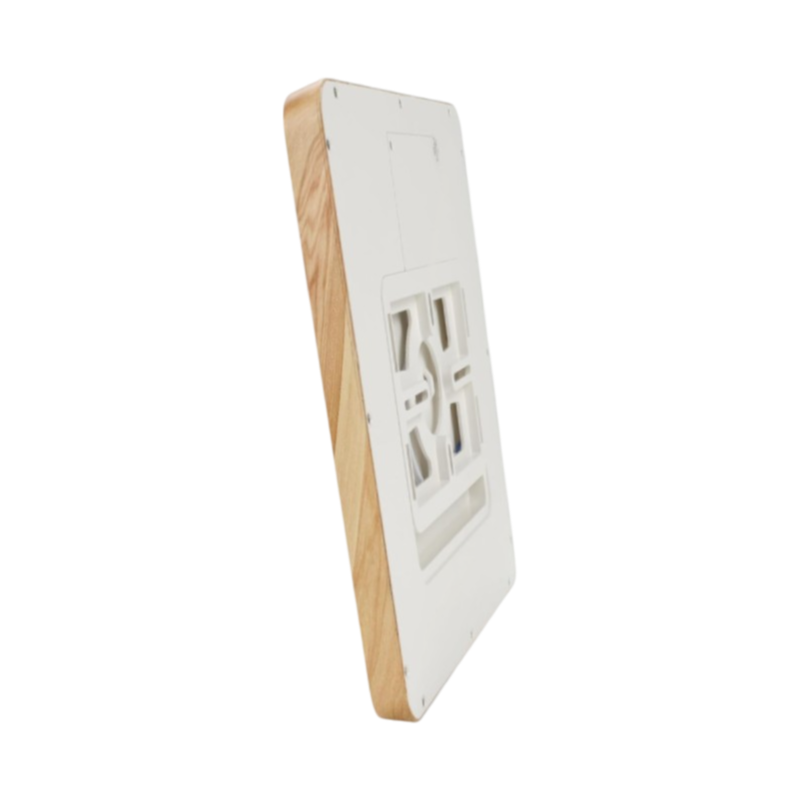 Plafoniera Ultra Slim Quadrata Legno UNIVERSO PQ-450-L3C 45W | CCT 3in1 IP40