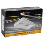 Portafaretto Doppio Orientabile in Gesso Rettangolare - immagine 2