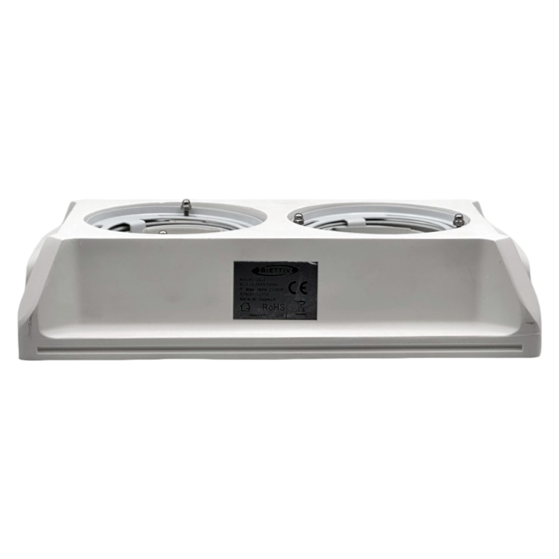 Portafaretto Doppio Orientabile in Gesso Rettangolare UNIVERSO GS-21 | Incasso per Lampadine GU10 e GU5.3
