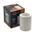 Portafaretto Rotondo in Gesso Verniciabile UNIVERSO GS-C90-T | Montaggio Superficiale per GU10/GU5.3