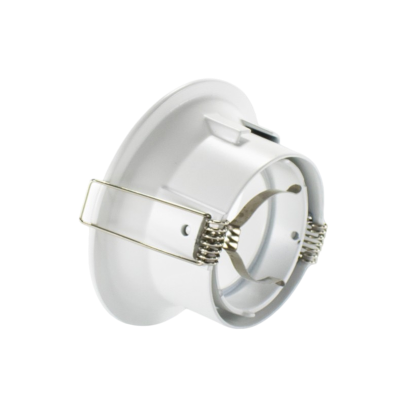 Portafaretto Rotondo Orientabile da Incasso in Metallo Bianco UNIVERSO P13-B | Per Lampade GU10