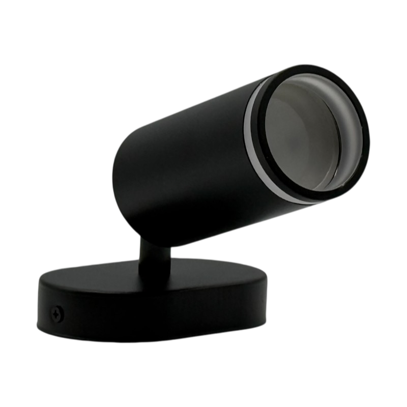 Applicata da Muro con Portalampada GU10 UNIVERSO TS-1N | Colore Nero