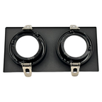 Portafaretto Doppio Rettangolare Orientabile da - P38-N2 - immagine 5
