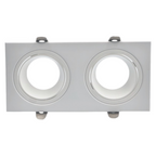 Portafaretto Doppio Rettangolare Orientabile da - P38-B2 - immagine 3
