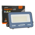 Proiettore LED Ultra Slim SMD UNIVERSO FT01-30G3C 30W | CCT Selezionabile IP66