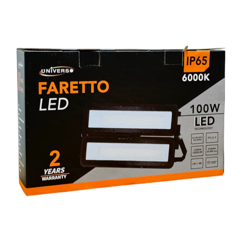 Proiettore SMD LED Modulare Monocolore UNIVERSO EL-100W-F 100W | Esterno IP65