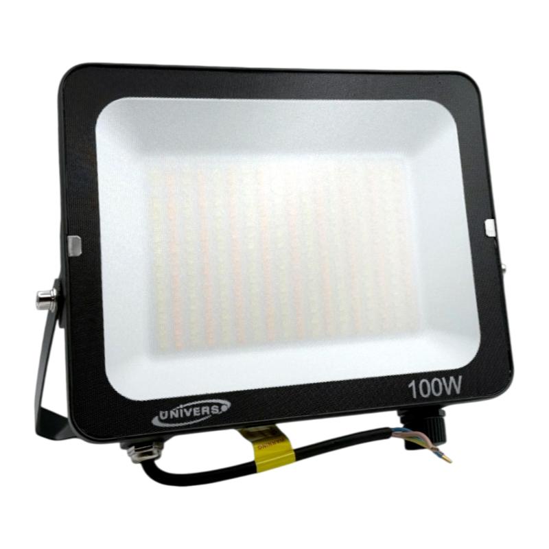 Proiettore SMD LED Slim UNIVERSO AC-100W-N3C 100W | CCT 3in1 Selezionabile IP65 Nero