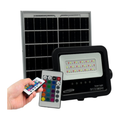 Proiettore LED RGB Multicolore UNIVERSO SL-RGB-40W | Pannello Solare e Telecomando IP65