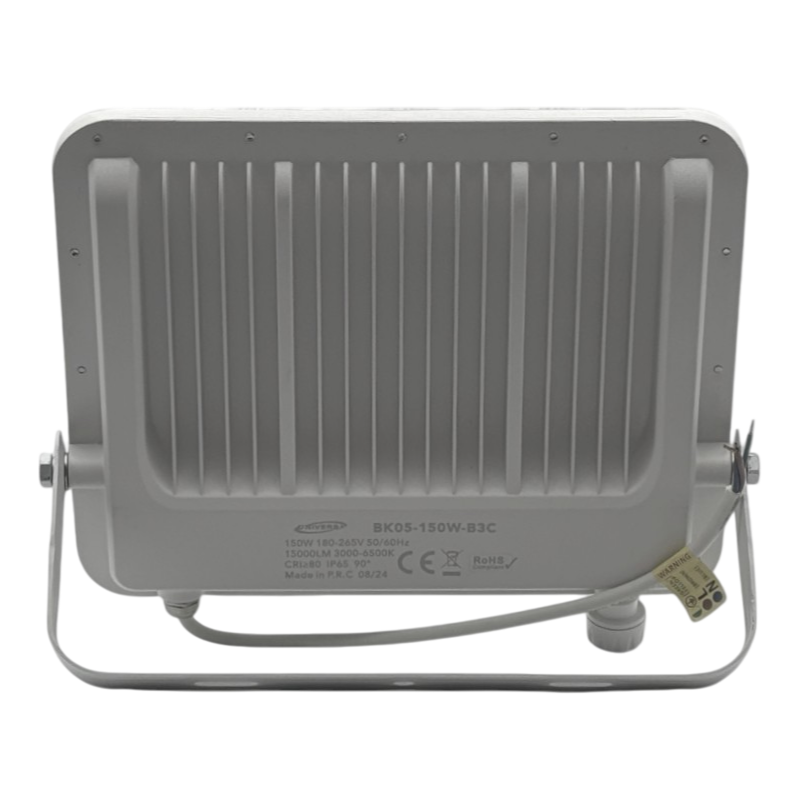 Proiettore SMD LED Slim UNIVERSO BK05-150W-B3C 150W | CCT 3in1 Selezionabile IP65 Bianco