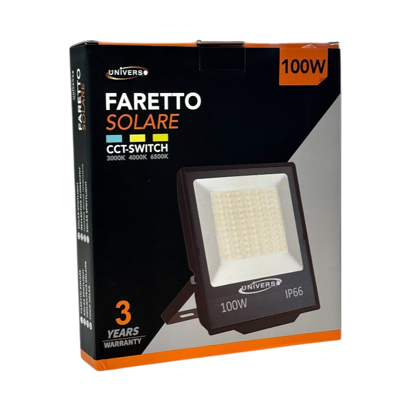 Proiettore SMD LED Slim UNIVERSO GN116-100W-3C 100W | CCT 3in1 Selezionabile IP66 Grigio