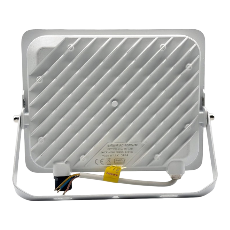 Proiettore SMD LED Slim UNIVERSO AC-100W-3C 100W | CCT 3in1 Selezionabile IP65 Bianco