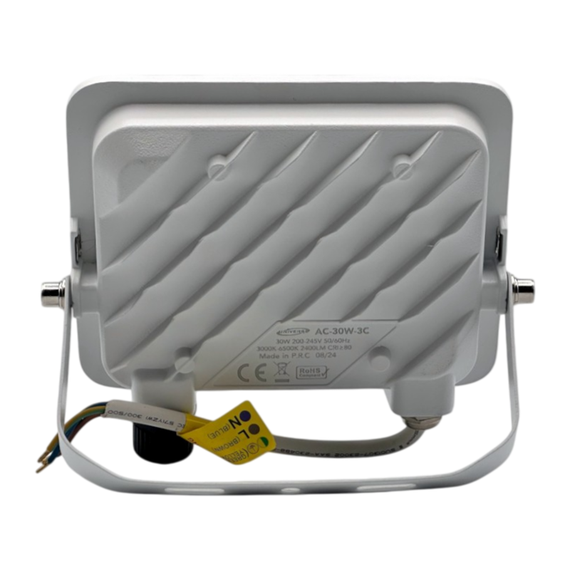 Proiettore SMD LED Slim UNIVERSO AC-30W-3C 30W | CCT 3in1 Selezionabile IP65 Bianco