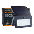 Applique LED a Muro con Pannello Solare e Sensore PIR UNIVERSO TK13-50F | Equivalente 40W IP65