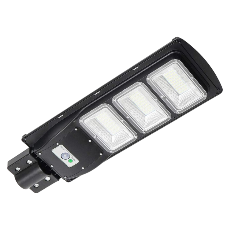 Lampione Stradale LED Solare 90W | 1085 Lumen con Pannello Fotovoltaico e Sensore Movimento IP65