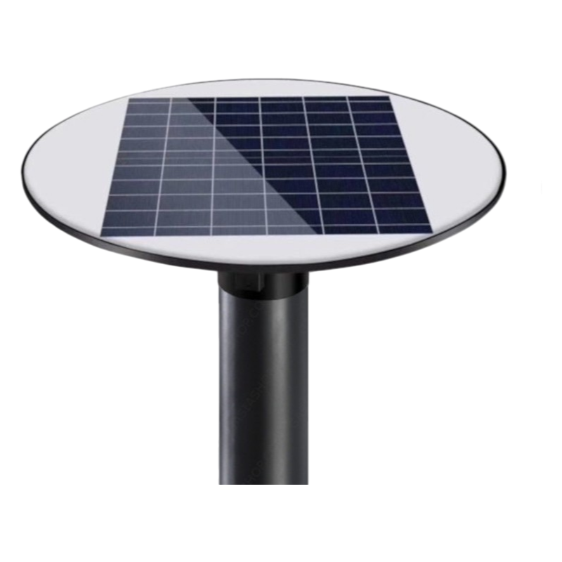 Lampione LED SMD Circolare Solare con Sensore Movimento IP65 | 1700 Lumen Equivalenza 170W