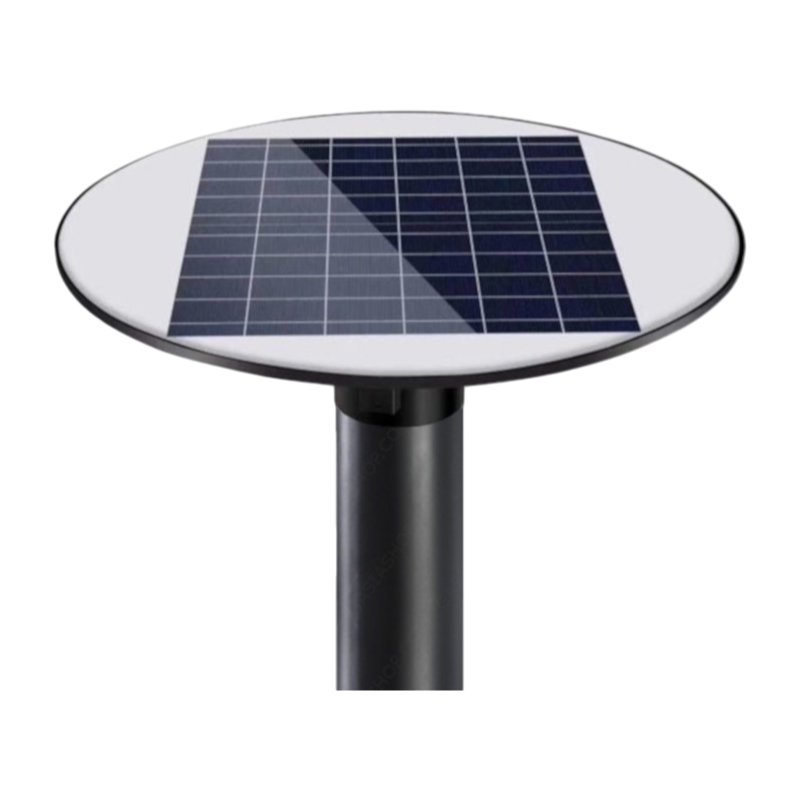Lampione LED SMD Circolare Solare con Sensore Movimento IP65 | 1000 Lumen Equivalenza 100W
