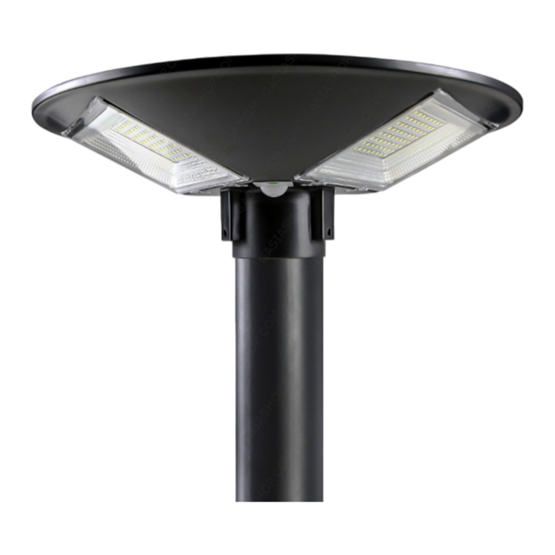 Lampione LED SMD Circolare Solare con Sensore Movimento IP65 | 1000 Lumen Equivalenza 100W