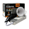 Faretto LED Rotondo da Incasso UNIVERSO TSD011-35-3C 3W | CCT Switch IP20 Bianco