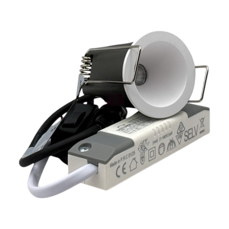 Faretto LED Rotondo da Incasso UNIVERSO TSD011-35-3C 3W | CCT Switch IP20 Bianco
