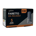 Faretto LED Rotondo da Incasso UNIVERSO HTSD3-F-R30-3C 5W - immagine 2