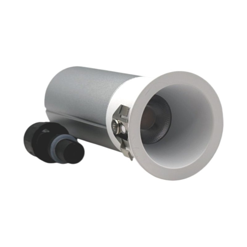 Faretto LED Rotondo da Incasso UNIVERSO HTSD3-F-R30-3C 5W | CCT Switch IP20 Bianco/Argento