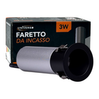 Faretto LED Rotondo da Incasso UNIVERSO R20-N 3W - CCT