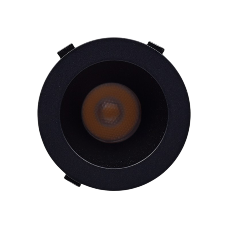 Faretto LED Rotondo da Incasso UNIVERSO R20-N 3W | CCT Selezionabile 3000K-4000K-6500K Nero/Argento IP20